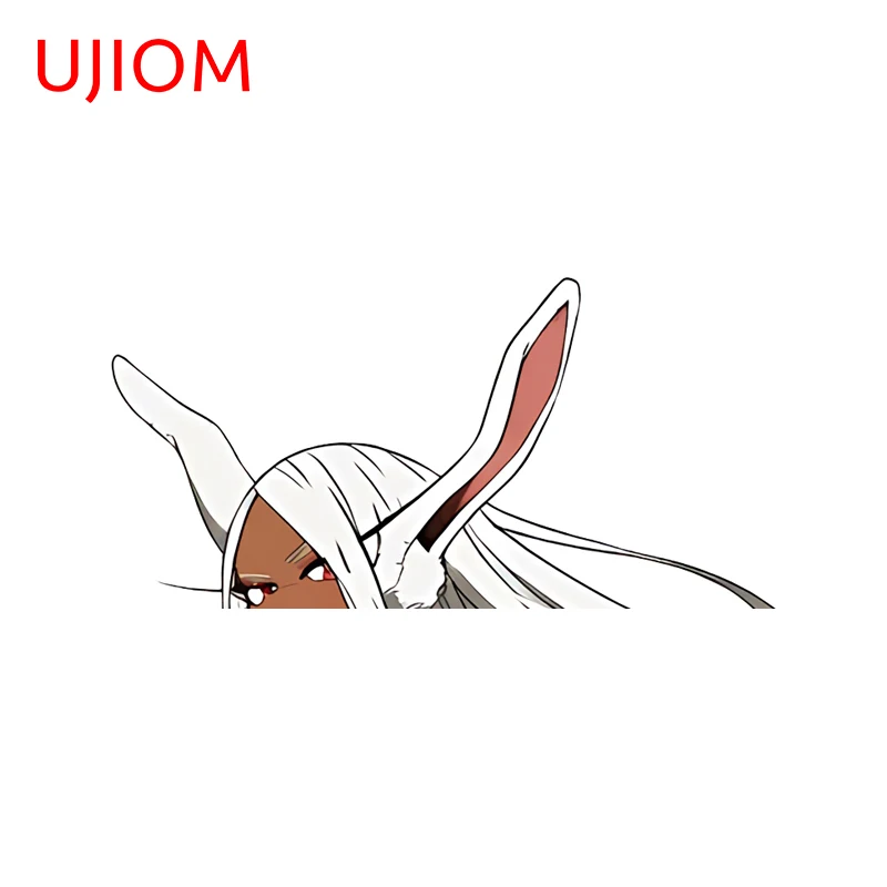 UJIOM Mirko Ai Bunny Girl Wall Sticker Window Game Room Attractive Waterproof Vinly Decals Suitable For Decoration Chambre