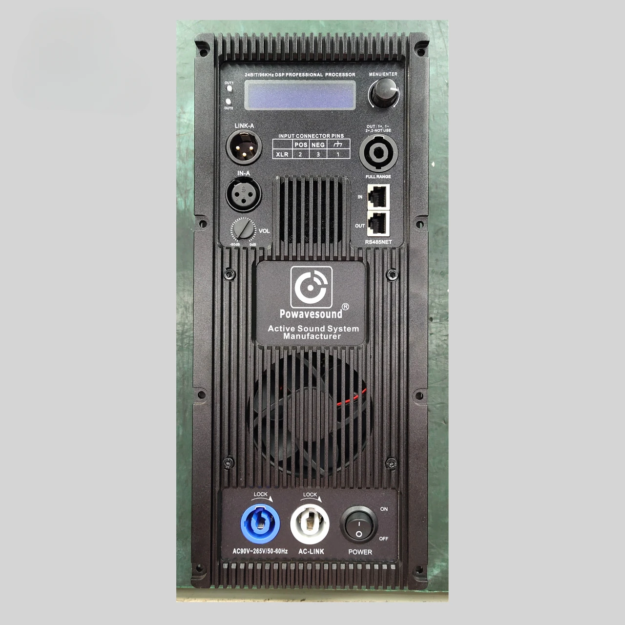 

Speaker amplifier module 2 way 2000W + 1000W plate amplifier board DSP inside for pro audio line array system
