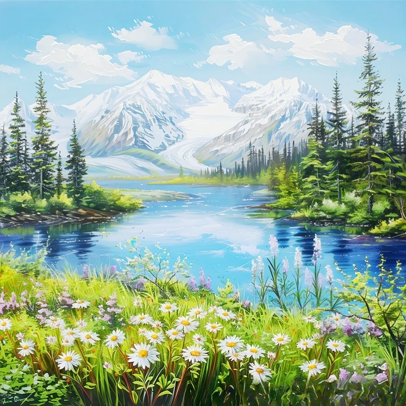 Adult Landscape Painting Book Coloring Book Hot Selling Coloring Book Coloring Book Decompression and Thickening Picture Book