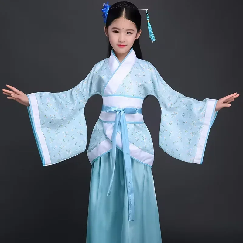 

Ancient Chinese Costume Kids Child Seven Fairy Hanfu Dress Clothing Folk Dance Performance Chinese Traditional Dress For Girls