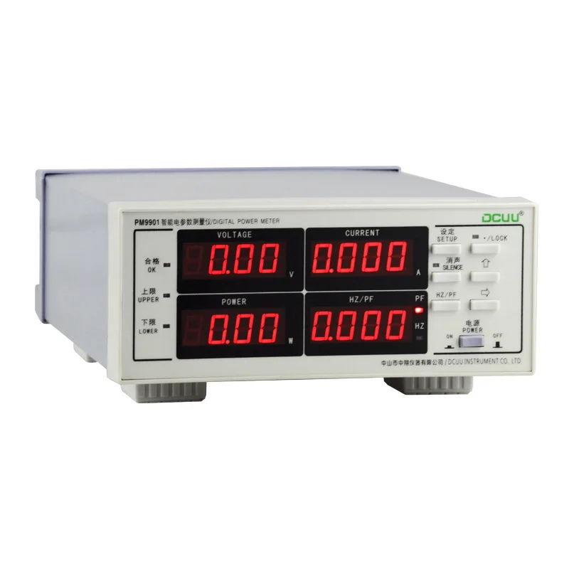 Intelligent parameter tester, power meter, electrical energy test limit, alarm, AC and DC