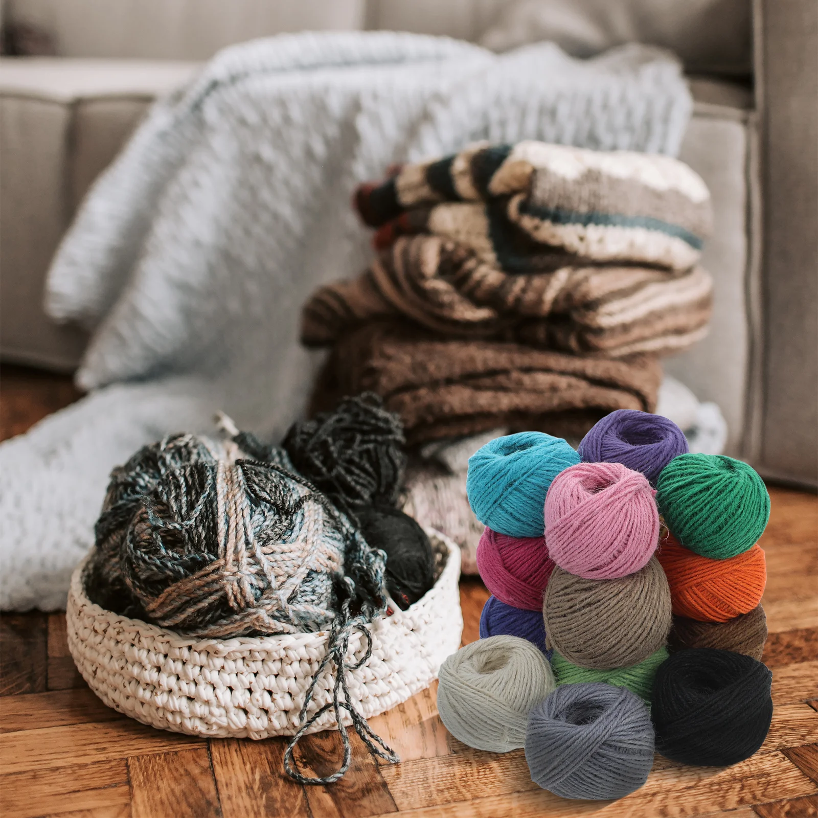 

15Pcs Vibrant Colored Jute Twine Soft Braided Rope for DIY Macrame Knitting Craft Supply Kit Braided Cord Macrame Thread