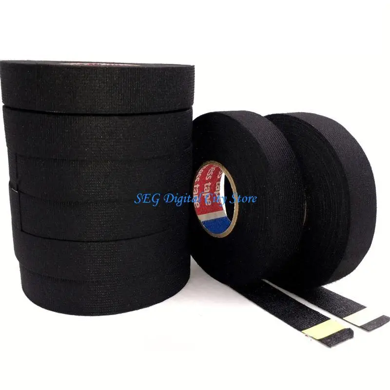 u75b-heat-resistant-cloth-fabric-tape-wrapping-wiring-harness-insulation-grib-for-dancing-floor-splicing-cables-bunding
