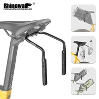 Soporte estabilizador montado para tija de sillín de bicicleta Rhinowalk, soporte para portabotellas de agua, soporte estabilizador para sillín, soporte para bolsa de asiento trasero de aluminio