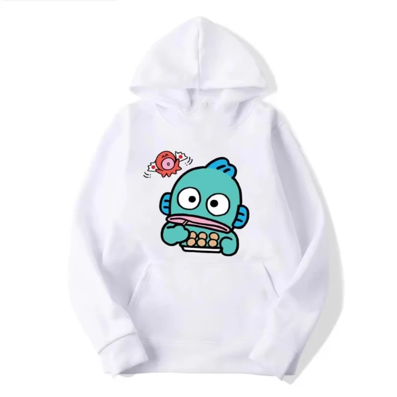 

MINISO 2025 new small eight print cute fashion autumn home wear trendy hooded sweatshirt women's soft breathable pullover simple