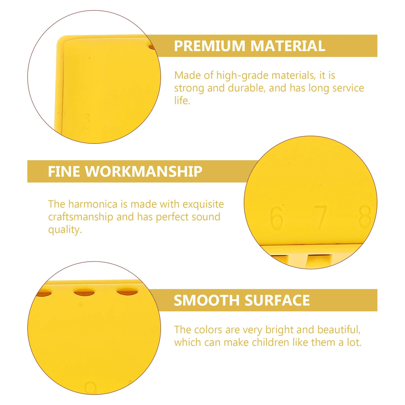 

Portable Mouth Organ Children Harmonica Educational Plaything High Grade Materials Strong Durable Long Life Exquisite Christmas