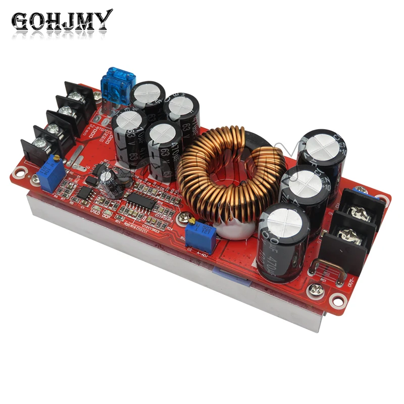 1200W high-power DC-DC boost constant voltage constant current adjustable on-board charging power module