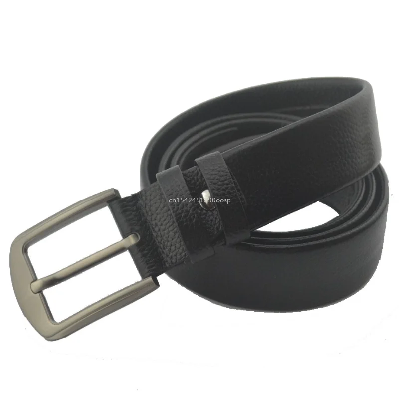 130cm Zipper Belt Can Put Money First Layer Belt Men\'s High Quality Leather Pin Buckle Belt Secret Belt Hidden Wallet