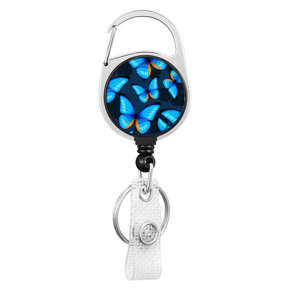 Брелок для ключей, мультяшный держатель для удостоверения личности, шнур для удостоверения личности и отдачи