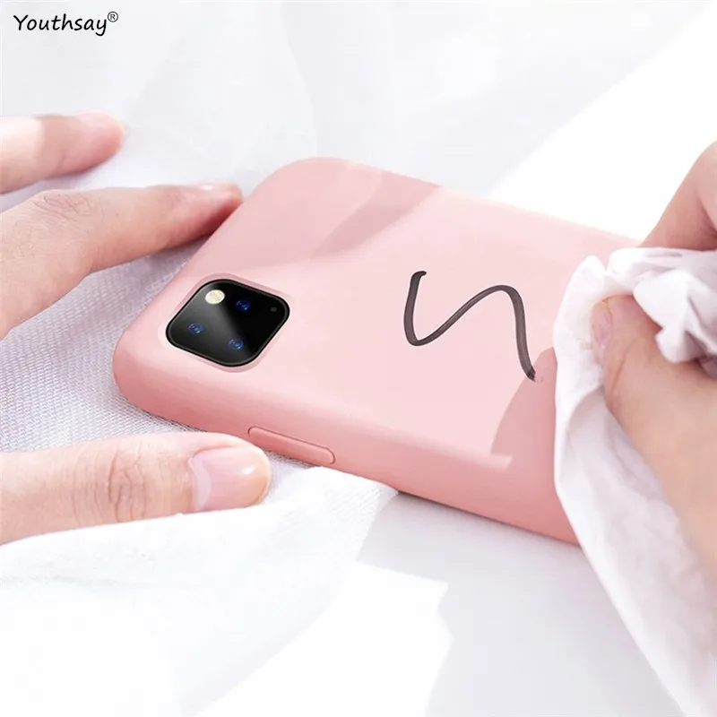 For Apple iPhone 16e Case iPhone 16e SE4 SE 8 7 5 Cover Fundas Shell Original Liquid Silicone Soft TPU Back Bumper iPhone 16e