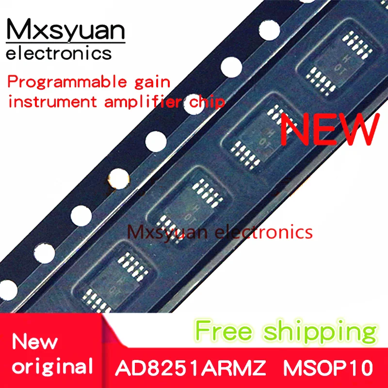 5pcs~20pcs AD8251ARMZ AD8251ARM AD8251 AD8251ARMZ-R7  HOT MSOP-10 New original In stock