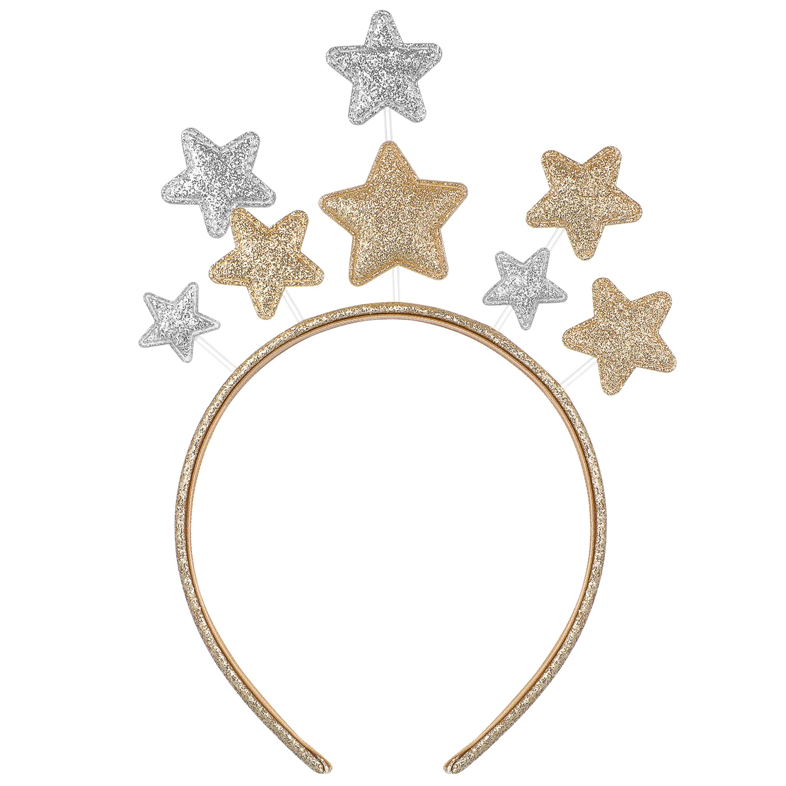 Pentagram Headband Hair Hoop Halloween Costumes Gold Clips Hairpin Party Supplies Child Bride