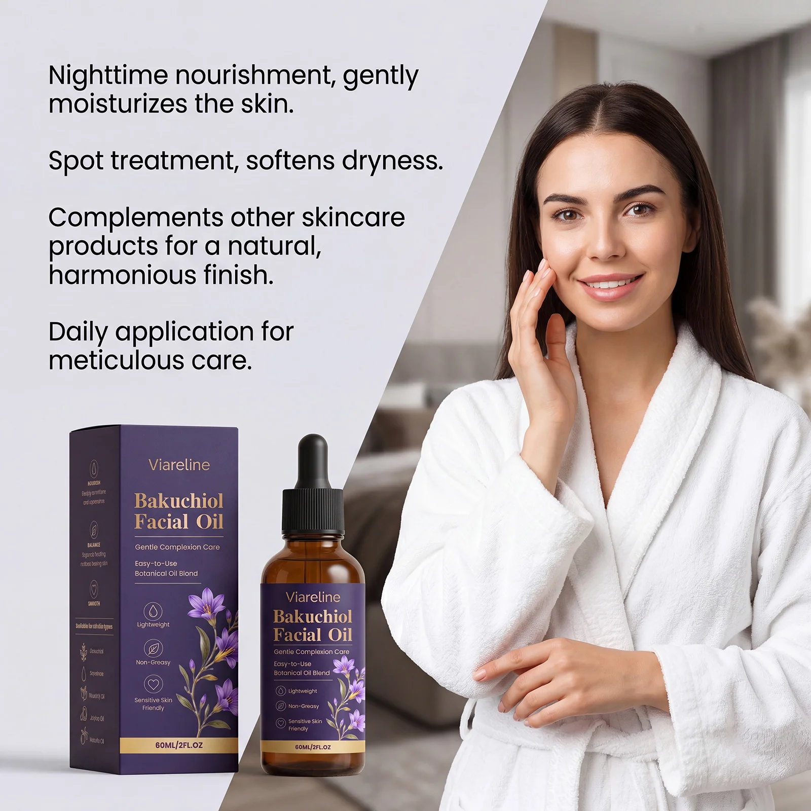 Bakuchiol Hafif Yüz Yağı, Doğa - Bakuchiol Retinol Alternative incelemesi ve fiyatı
