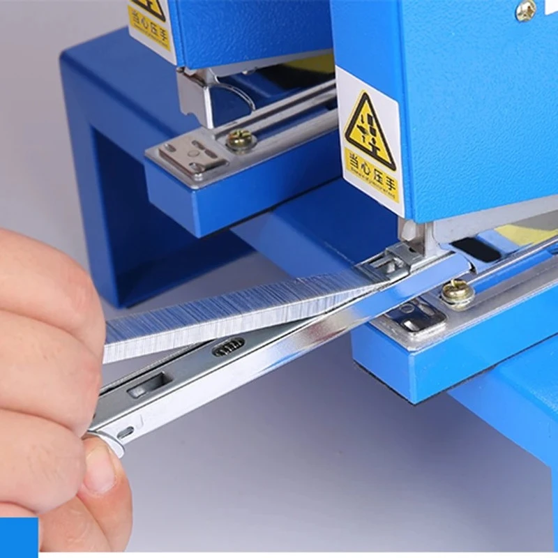 Five-Head Pneumatic Paper Box Stapler 50 Sheets Capacity Flat Stapler with Electric Power