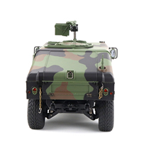 1/10 HG P408 RC Car 4*4 U.S. Military Vehicle Racing ESC Motor 16CH Radio 2Speed Toy Model Gifts