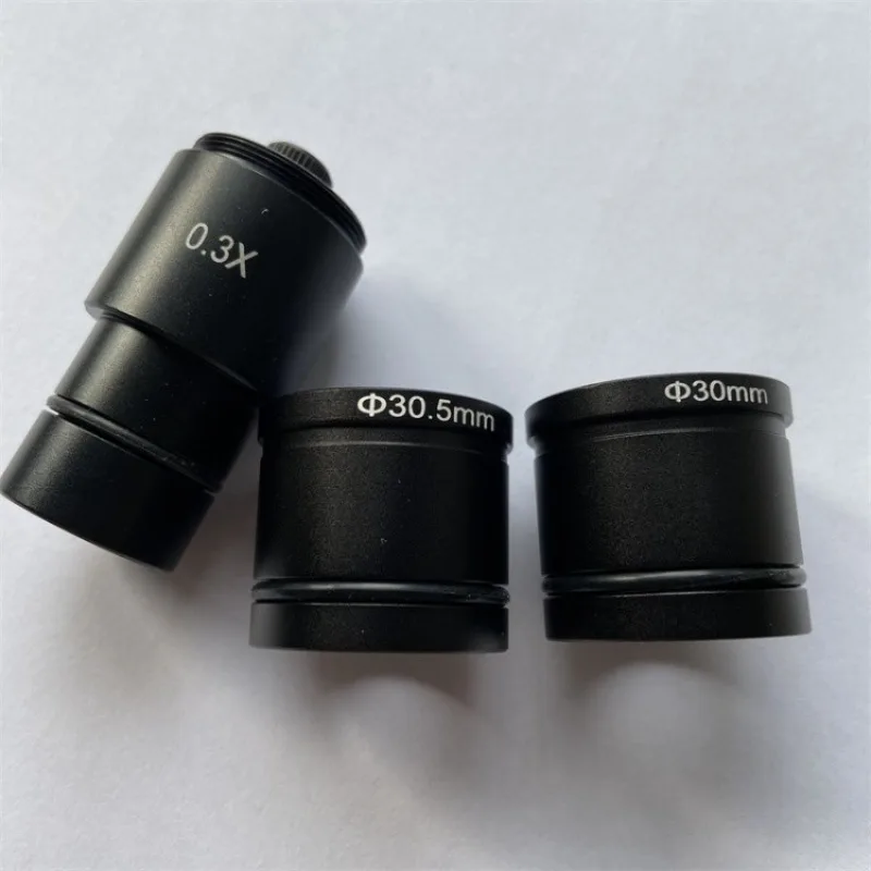 1PCS Microscope Adapter 0.3X C-mount for CCD CMOS Camera Digital Eyepiece Relay Lens