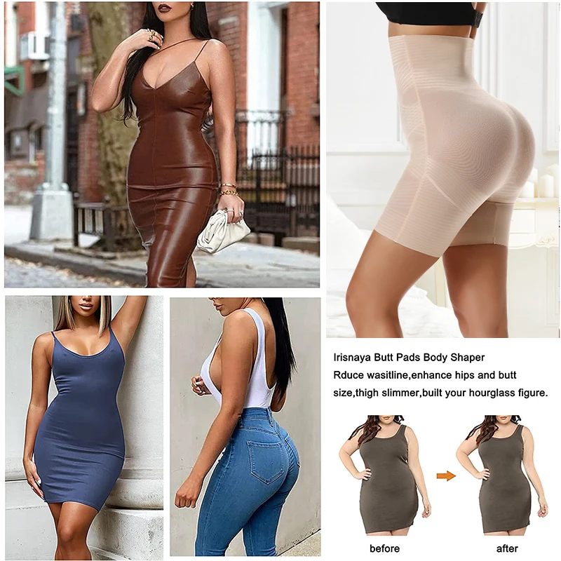 Tummy Control Panties Women Underwear Cross Compression Body Shaper Shapewear High Waist Butt Lifter Panties Thigh Slimmer Nude