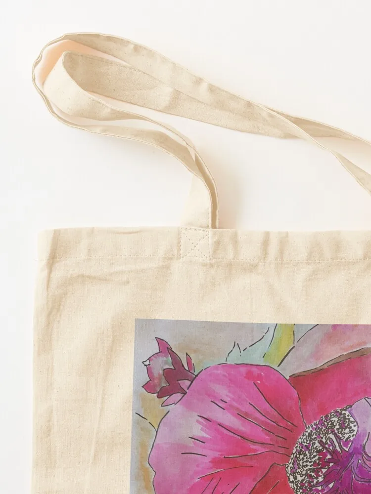 Tropical flower of Seychelles Tote Bag eco bag folding canvas bags tote bag men's shopping trolley