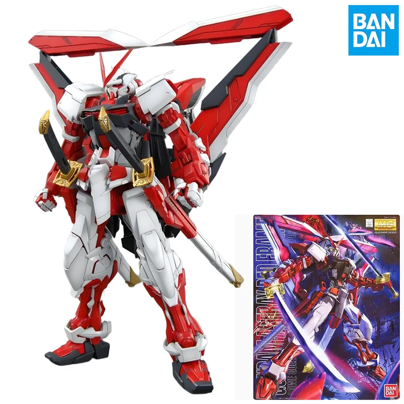 

Bandai Genuine Gundam Model Kit Anime MG 1/100 Astray Red Frame Gundam Astray Action Figures Collectible Toys Gifts for Kids
