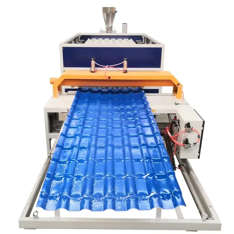 2026 CE PVC Plastic Synthetic Resin Roof Tile Manufacturing Machine