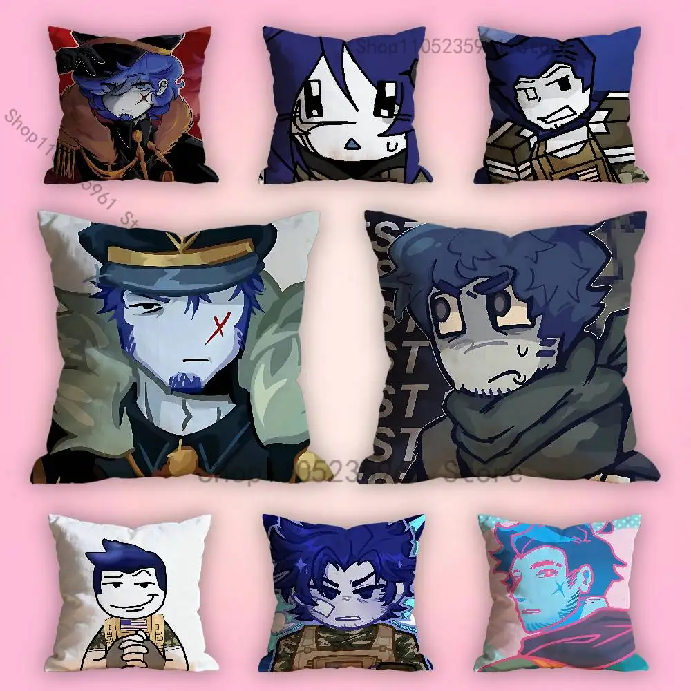 

G-Guest 1337S Various Sizes Square Pillow Case For Car Home Bedchamber Decor Custom Valentine gift