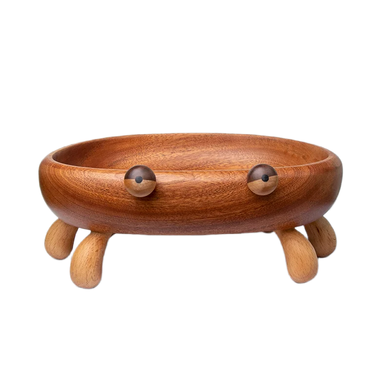 

Ebony crab plate, fruit tea, snack plate, storage plate, washable