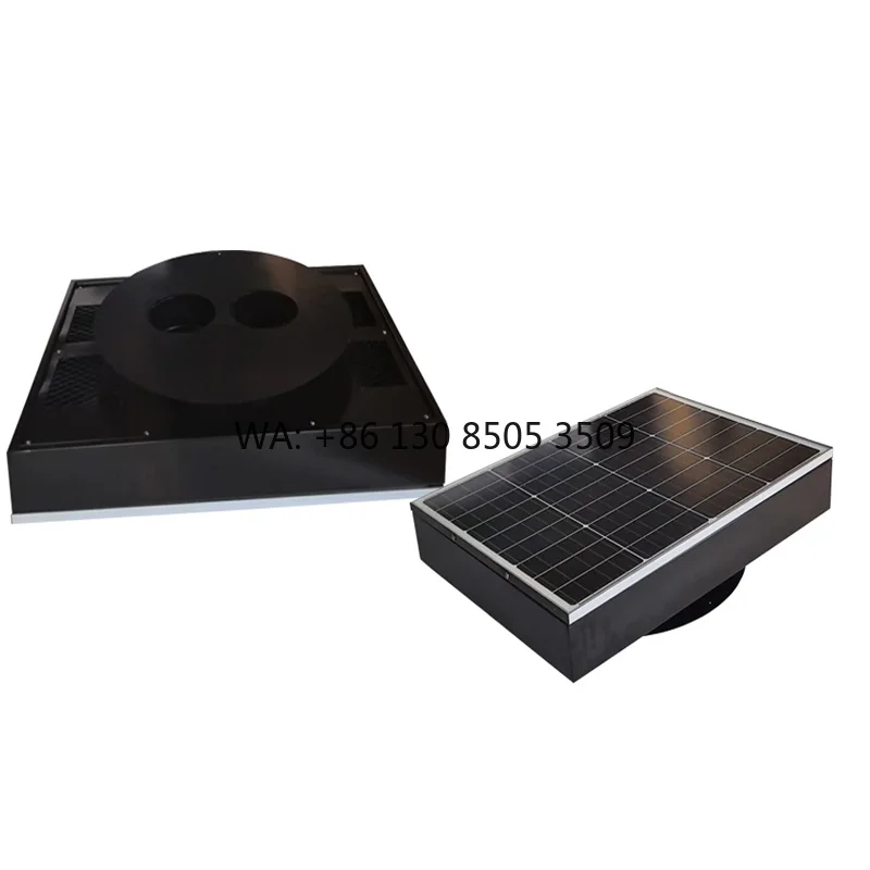 

70W Grid Solar-Powered DC Brushless Motor Roof Mounted Exhaust Fan OEM/ODM Customizable 5 Year Warranty