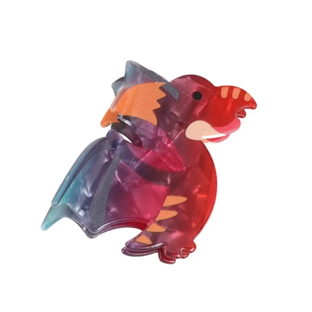 

Tyrannosaurus Rex Dinosaur Hair Claw Stegosaur Pterosaur Acrylic Animal Shark Clip Diplodocus Geometric Cartoon Hair Clip