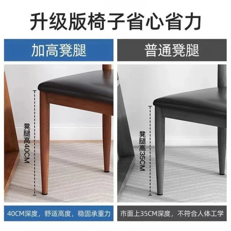 Cadeira de chifre de ferro forjado