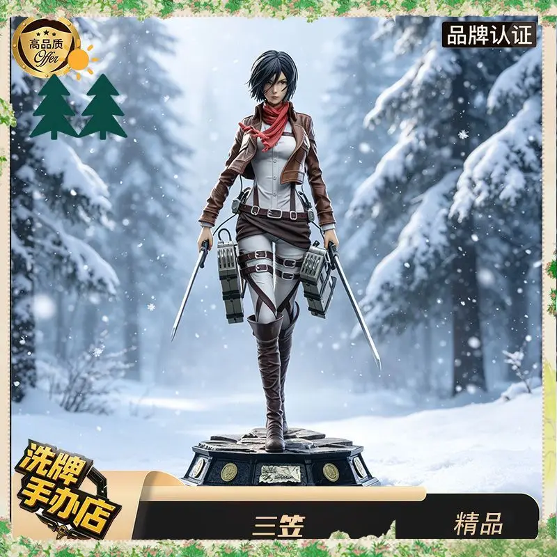action-figure-originale-di-mikasa-ackerman-statuetta-in-pvc-di-attack-on-titan-ornamento-carino-modellino-da-collezione-regalo-per-bambini