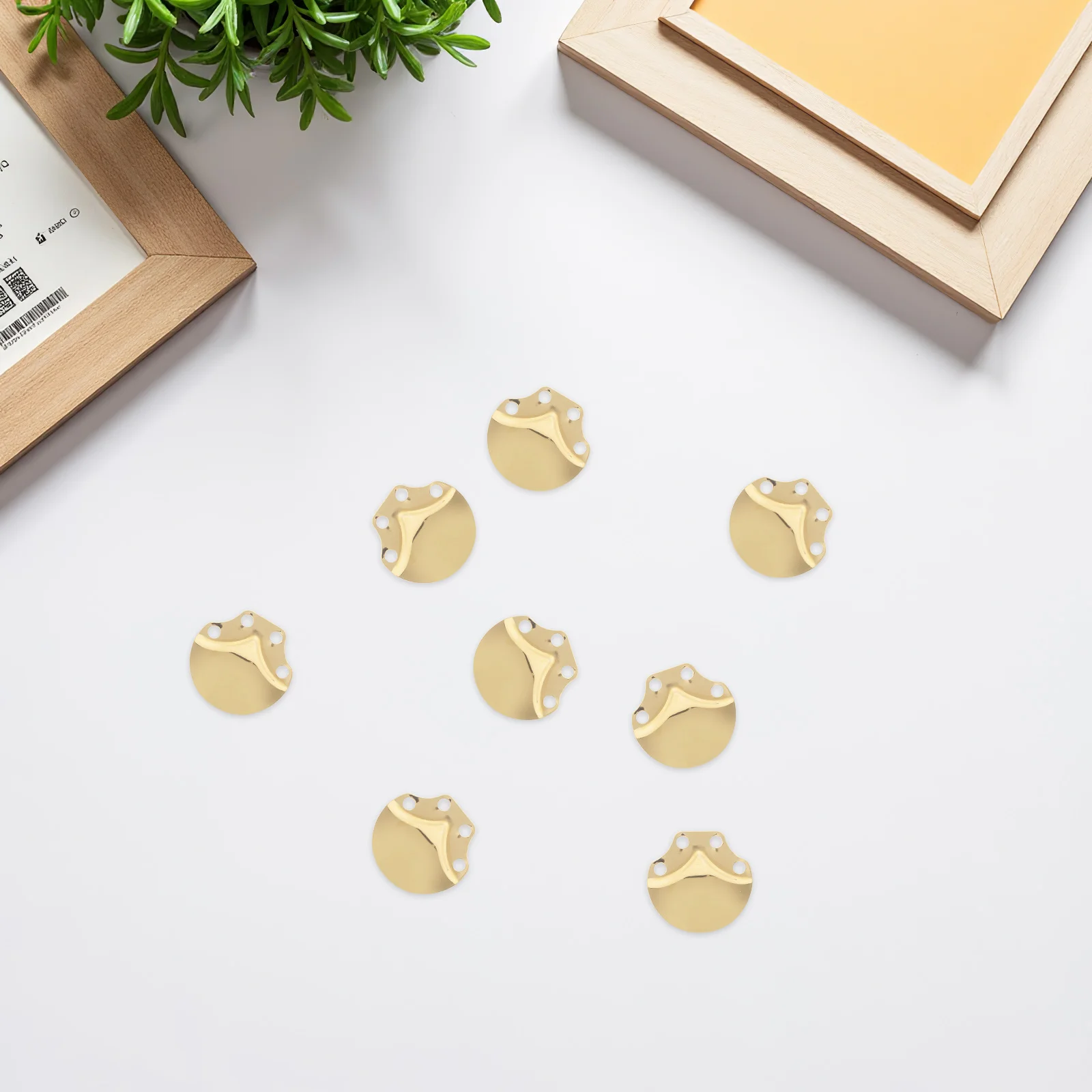 

100Pcs DIY Armor Scales Stainless Steel Medieval Fish Scale Material for Cosplay Larp Theater Costumes Flexible Lightweight