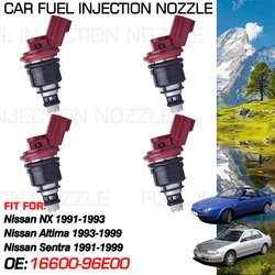 for Nissan NX 1991-1993 Nissan Altima Bluebird 1993-1999 Nissan Sentra B13 1991-1999 Fuel Injectors Nozzle Injection 16600-96E00