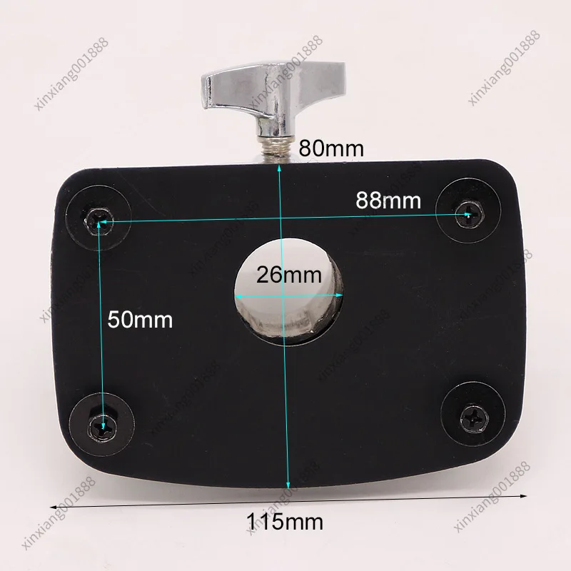 For Drum Seat Saddle Bracket, Stable Support Accessory, Universal Replacement Base for Snare Drum and Percussion Instrument