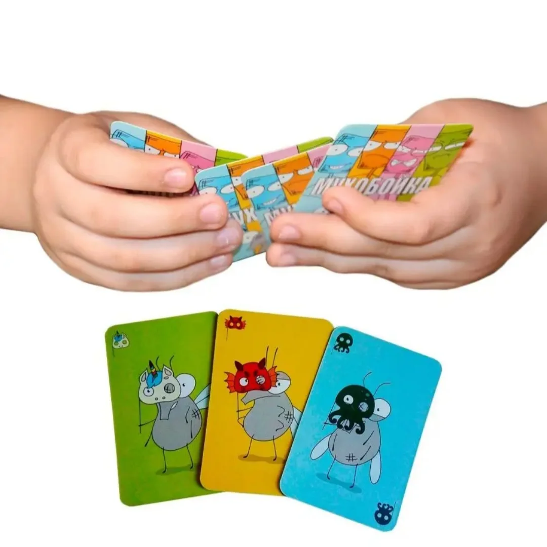 《Myxo Louno©ha》Version russe du jeu de cartes, jeu de société, jeu interactif, jeu de cartes de fête idéal, adapté à Halloween, Noël, choix cadeau parfait