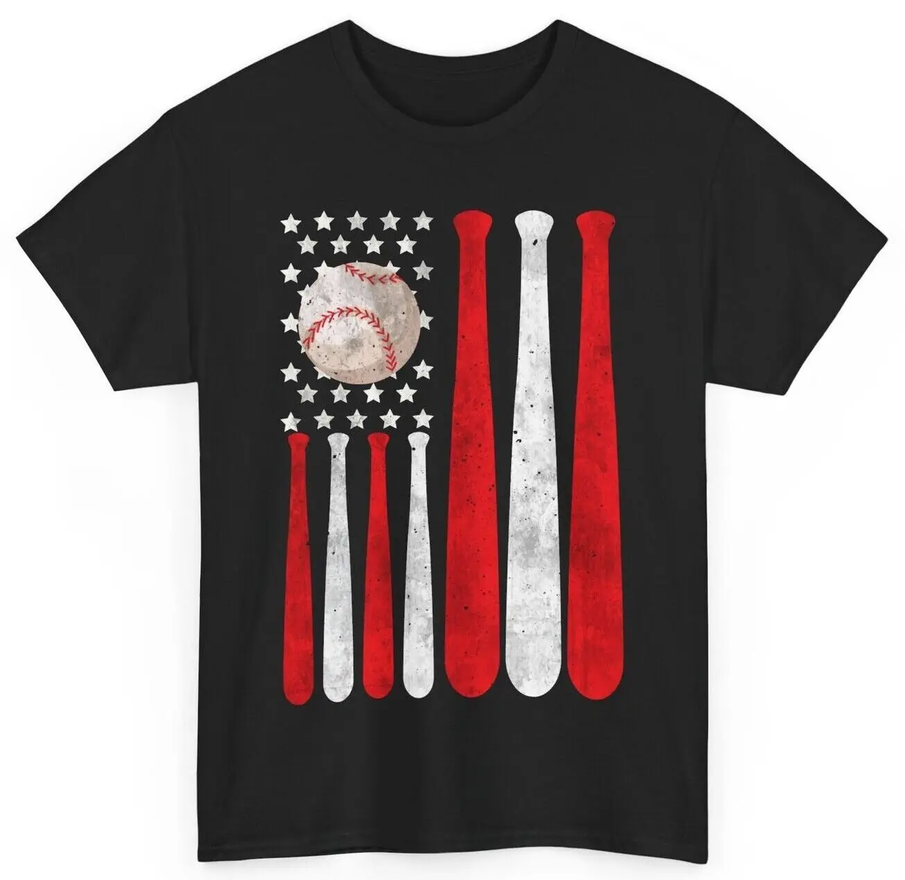 Baseball Bats American Flag Shirt, Baseball Player Shirt, Baseball Vintage Shirt