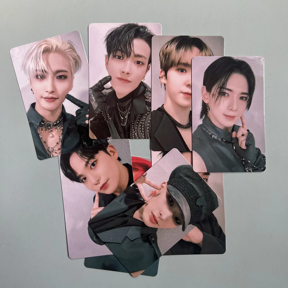 Imagem -05 - Idol Ateez Photocard Cartões de Impressão Fotográfica Álbum Lucky Draw Coleção de Fãs Presentes Novo Unidades Conjunto