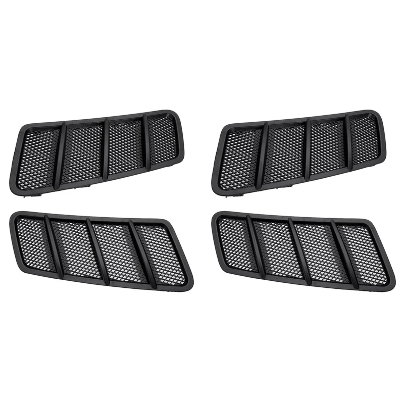 

4Pcs Car Front Hood Vent Grille Air Flow Intake Hood For Mercedes Benz W166 GL GL350 GL550 ML ML350 ML550 2012-2015