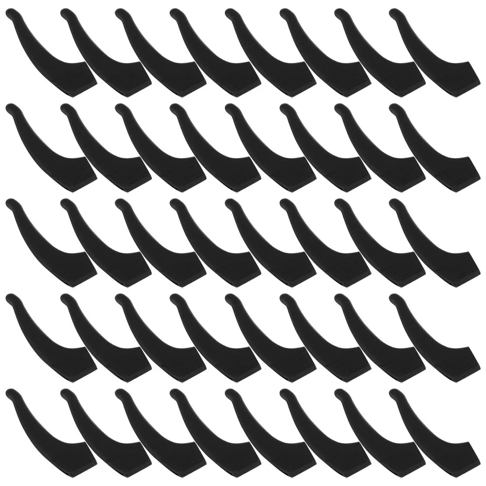 

100 Pairs Silicone Nonslip Ear Hooks Glasses Ear Grips Stable Fit Eyeglass Temple Tip Retainers for Sunglasses Sports Goggles