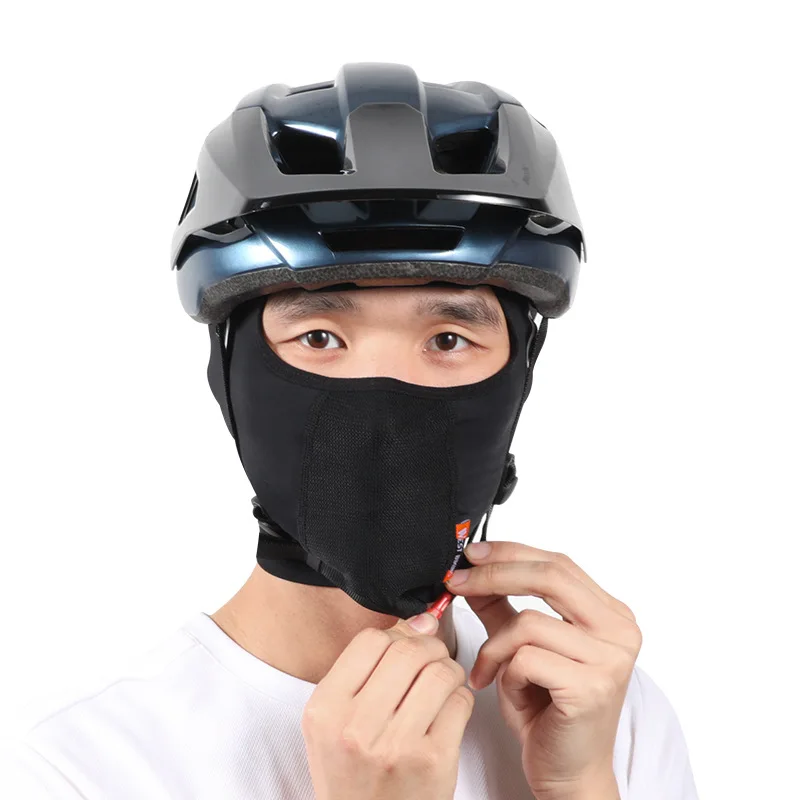 Cagoule de cyclisme d'hiver, masque facial, doublure de casque de moto, vélo, équitation, équipement de sauna, respirant, chaud, coupe-vent, vêtements de sport, chapeau