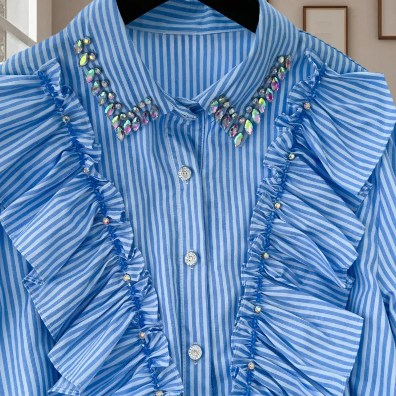 

Design Sense Niche Chic Top For Women In Spring And Autumn Super Fairy Gentle Palace Style First Love Temperament Chiffon Shirt