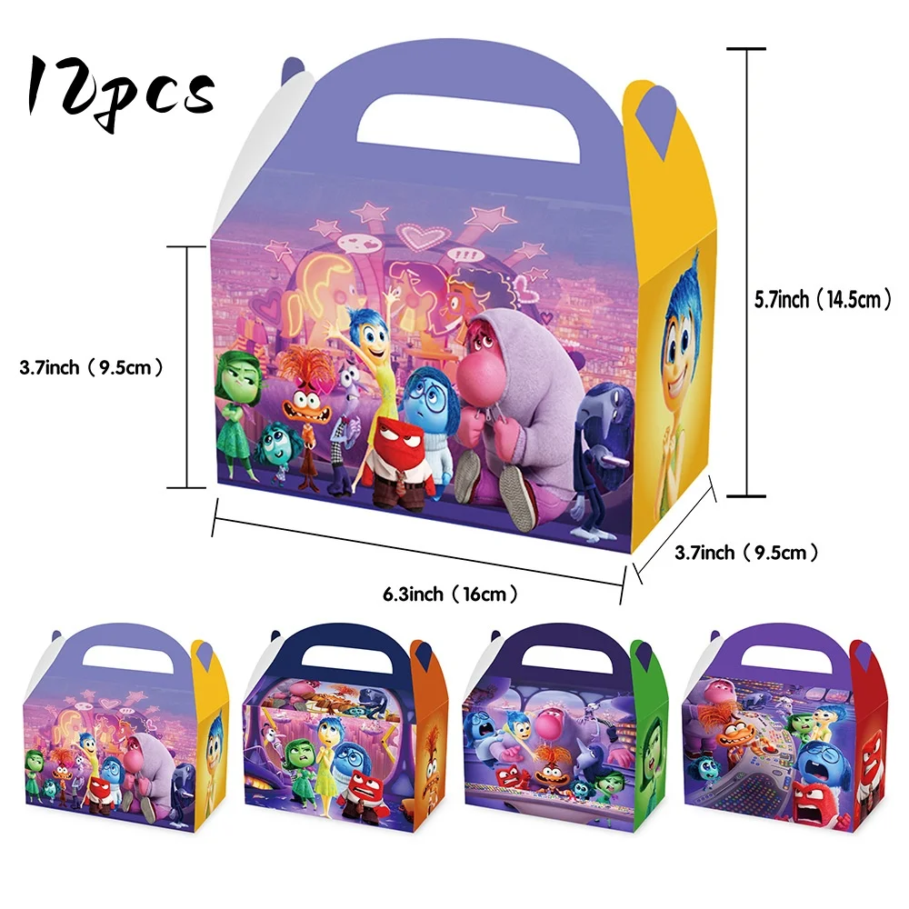 

Agent Team Anime Peripheral Theme Birthday Party Decoration Gift Candy Box Handmade Carton Packaging Bag Wholesale 12pcs