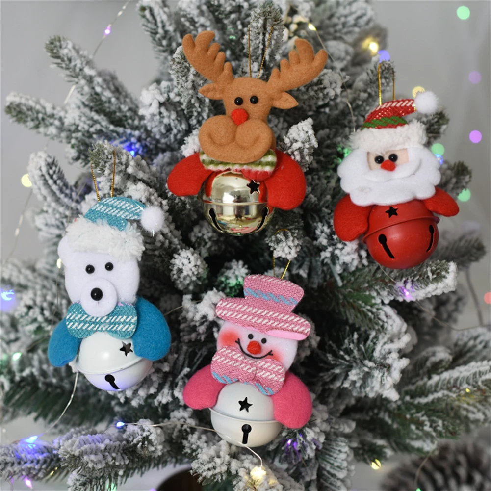 Jingle Bells Christmas Bell Xmas Tree Ornament  Hanging Pendant Decorative Bells Christmas Home Decor Products
