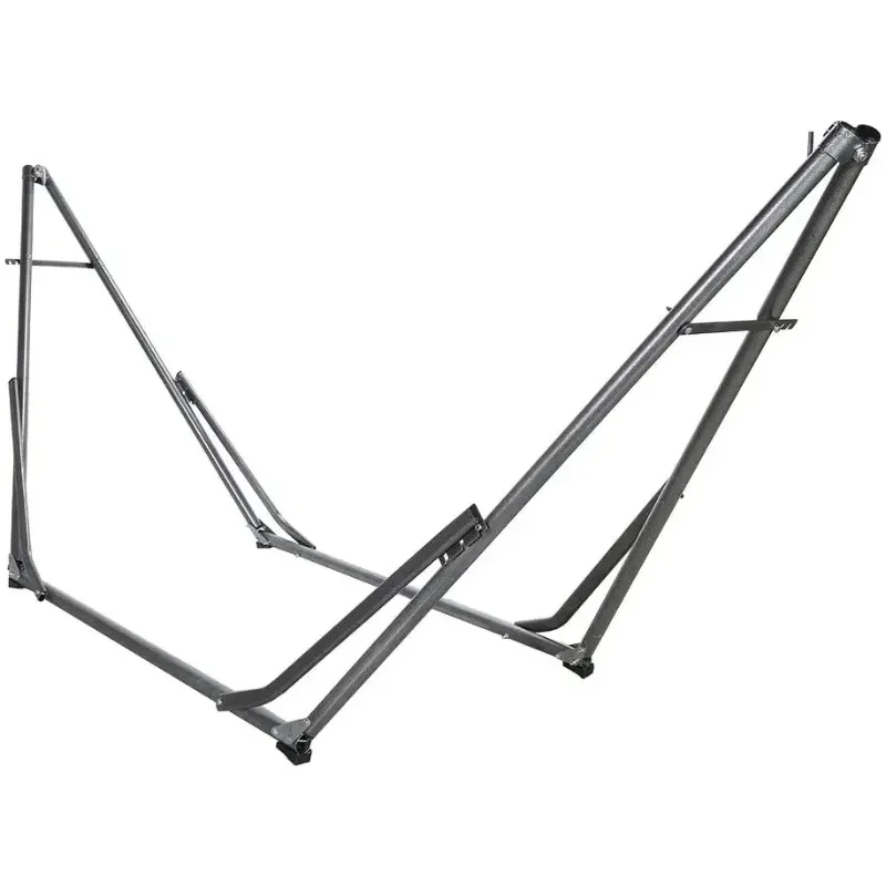 

3 In 1 Outdoor Portable Hook Double Hanging Hammock Stand Swing Chair Frame Clothes Rack