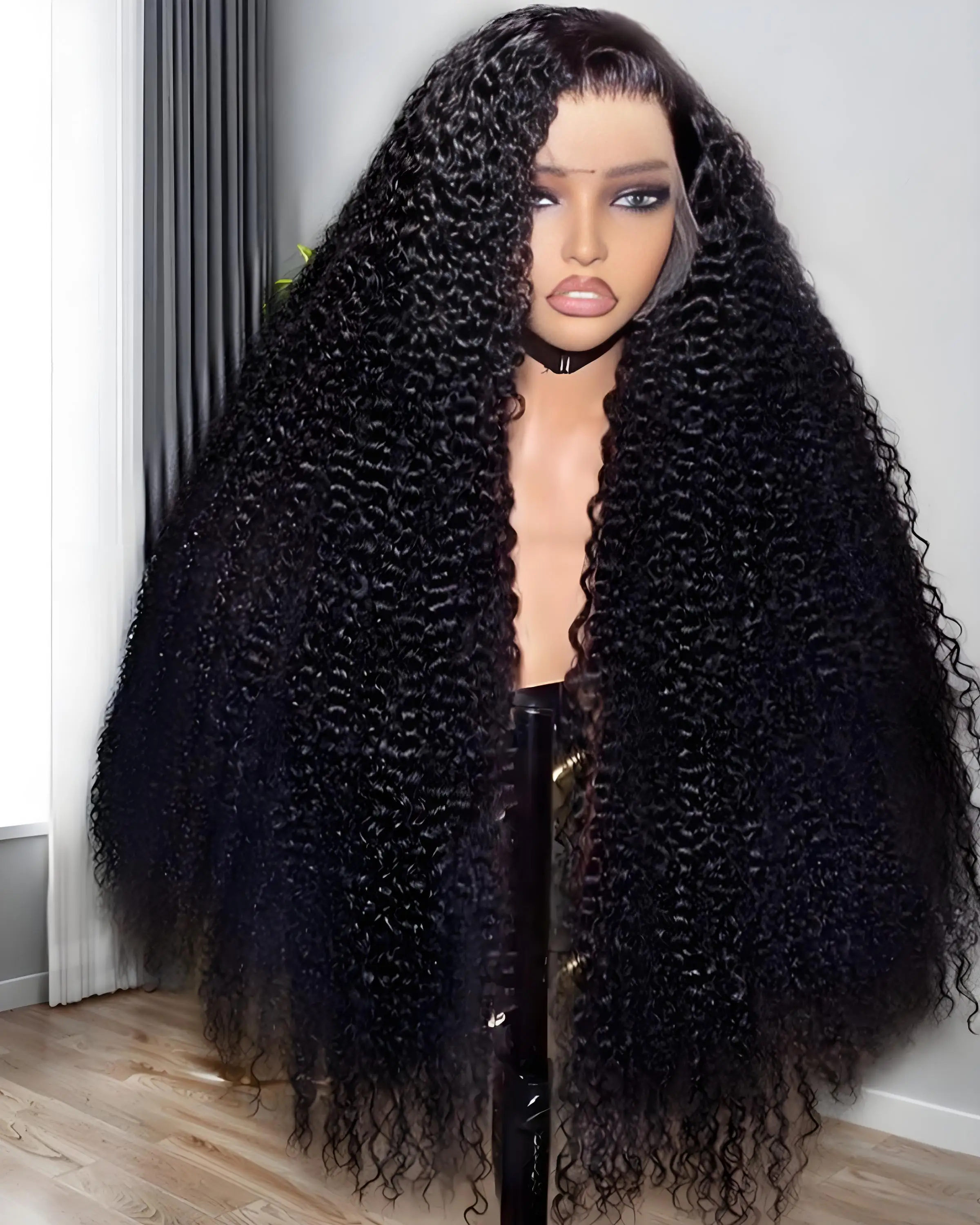 

40 44 дюйма 13x6 HD Глубокие волны Кружевные фронтальные парики Бразильские 13x4 Предварительно выщипанные вьющиеся парики из натуральных волос на кружеве для женщин Плотность 200