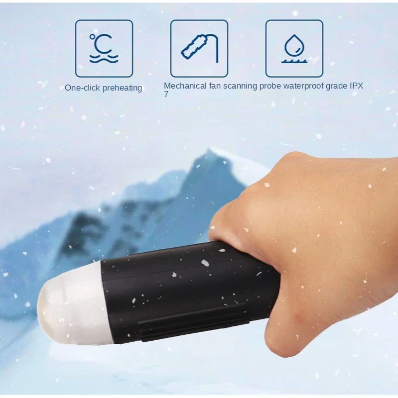 ماسح ضوئي بالموجات فوق الصوتية البيطرية المحمولة 1800A لاختبار الحمل على الحيوانات، مناسب للحيوانات الصغيرة والكلاب والقطط والخنازير والأغنام #3