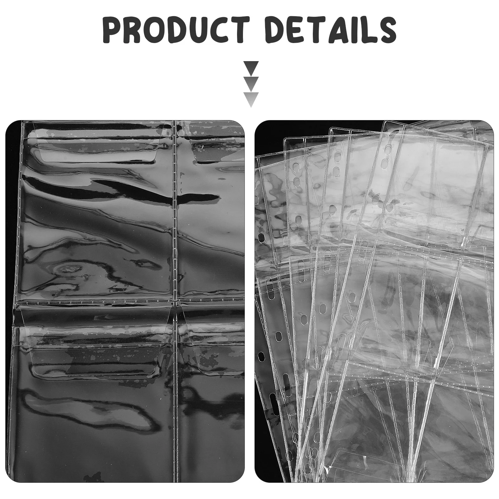 

Gadpiparty 5Pcs Collection Sheets Transparent Protectors for Safe Storage of Medals Badges Use