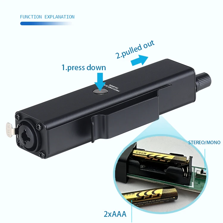 P2 Mini Portable Headphone Amplifier XLR To 3.5MM Audio Interface Headphone Amplifier Amp Used In Stage Performance Studio view 5