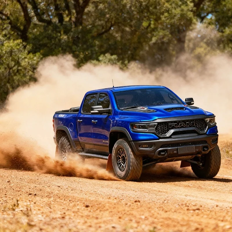 

New Thunder Dodge Tyrannosaurus Ram 1500 Simulation 1/8 Remote Control Electric 4wd Climbing Vehicle Pickup Off Road Vehicle