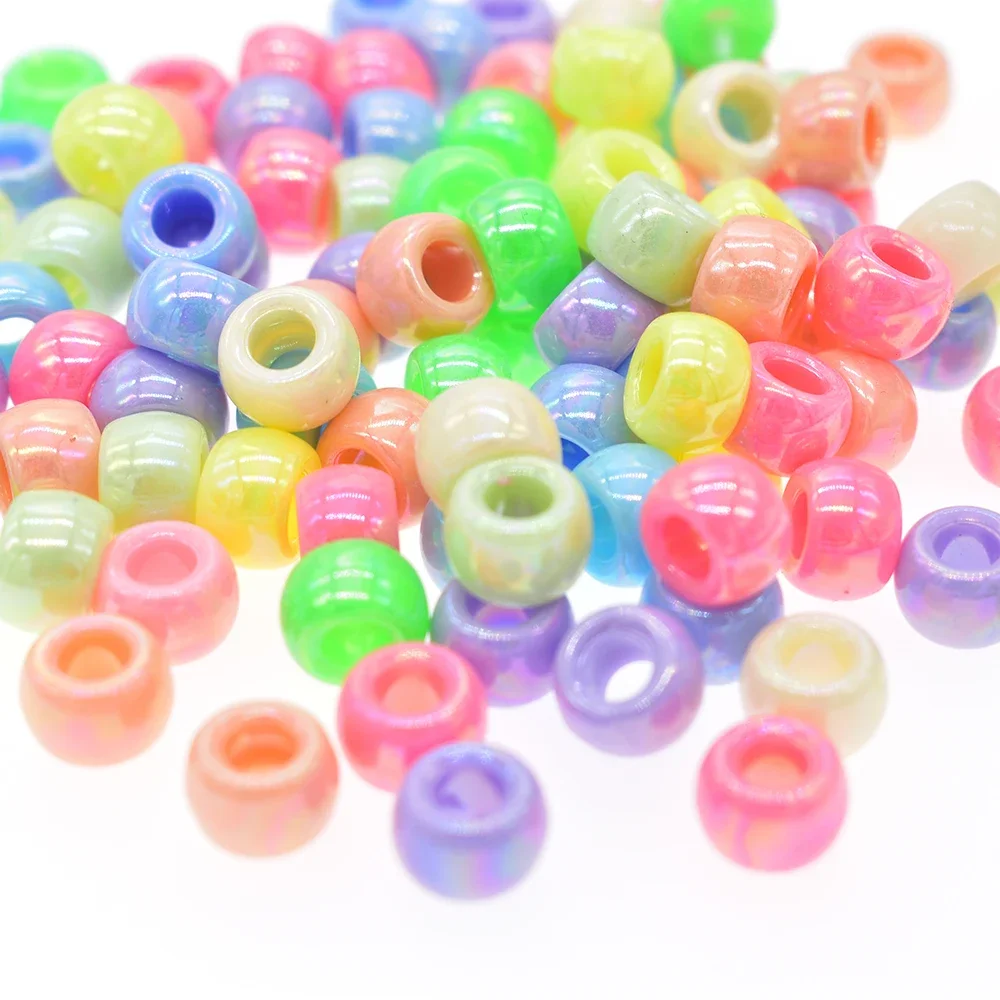 200pcs/bag 6*8.5mm Dreadlocks Hair Ring Hair Braid Beads hair braid dread dreadlock Beads cuffs clips approx 4mm hole