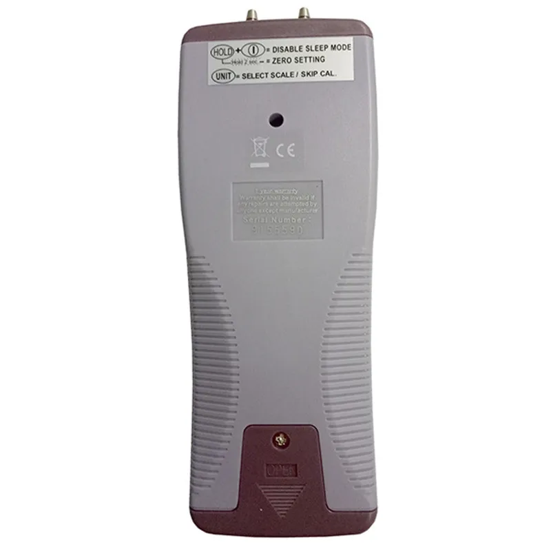 AZ8252 اختبار 2Psi قياس الضغط التفاضلي الرقمي AZ-8252 مقياس الضغط الإلكتروني الضغط العالي